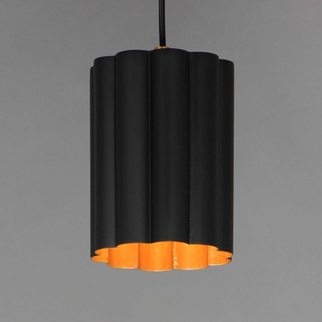 Maxim - 18054BKGL - One Light Pendant - Primrose - Gold Leaf