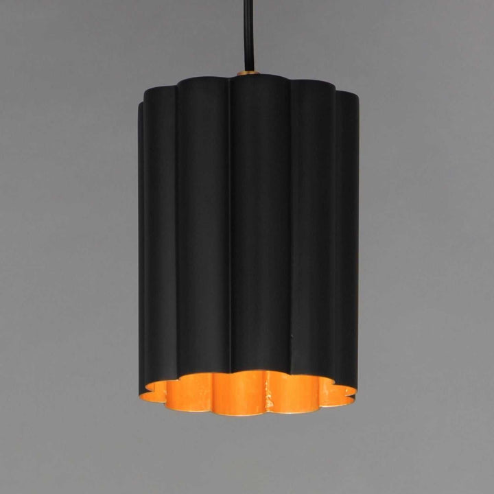 Maxim - 18054BKGL - One Light Pendant - Primrose - Gold Leaf