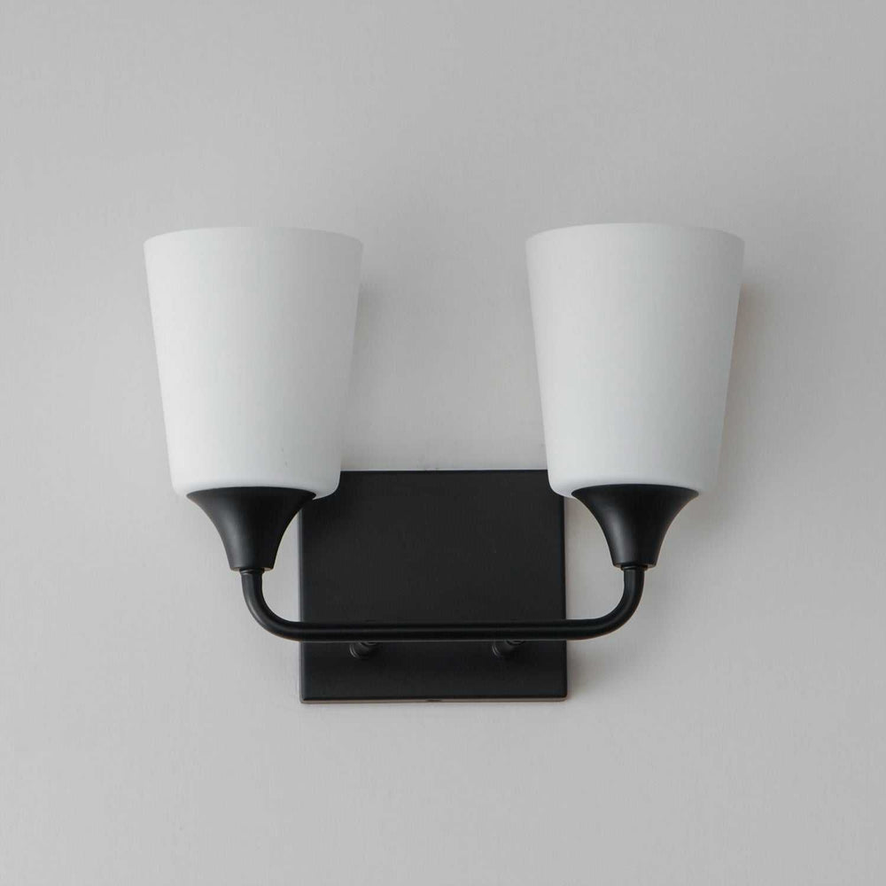 Maxim - 12882SWBK - Two Light Bath Vanity - Hudson - Black