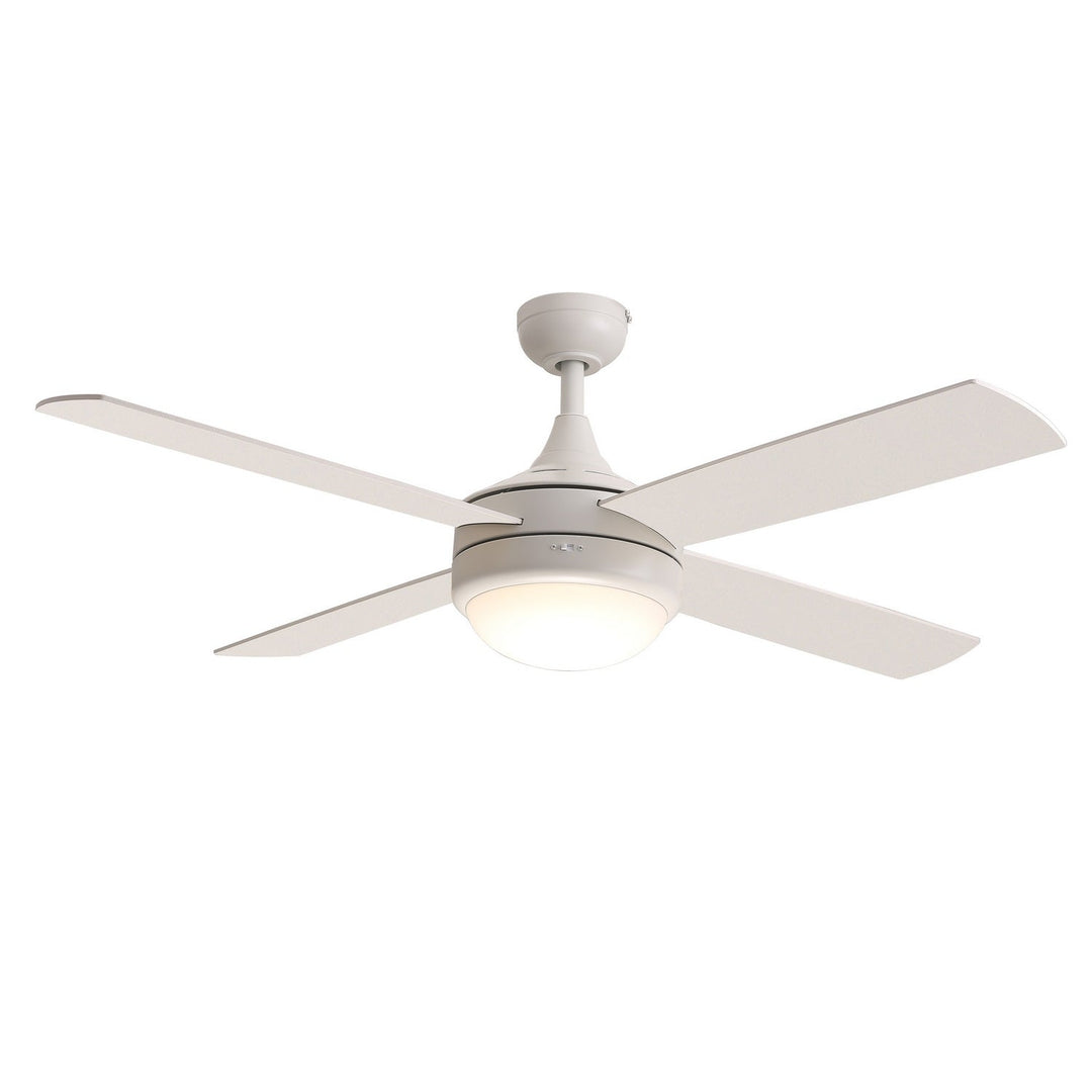 Quattro 52" Ceiling Fan in Matte White Maxim