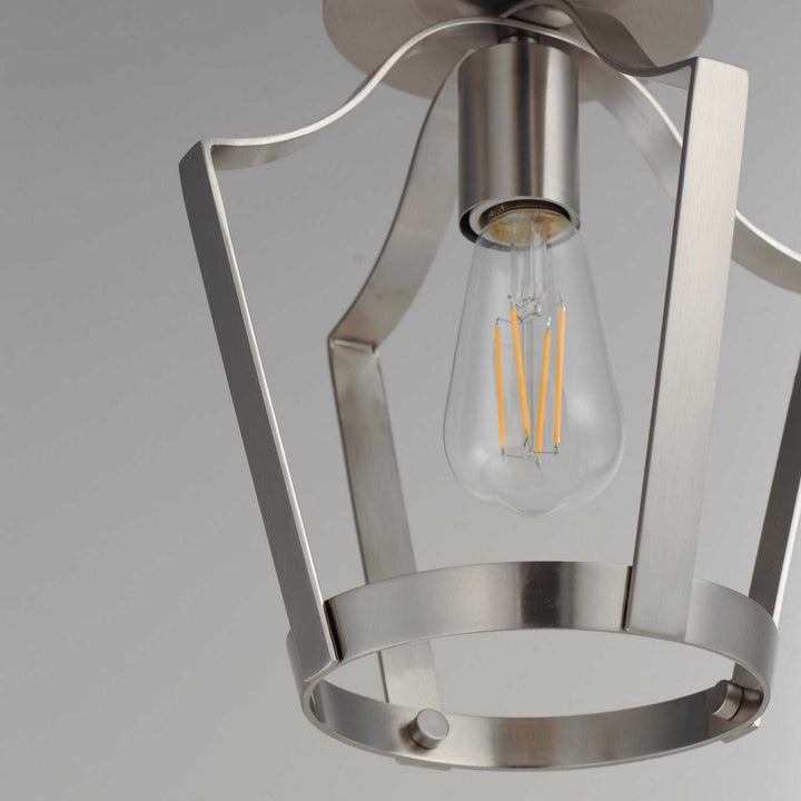 Maxim - 10421SN - One Light Pendant / Semi-Flush - Arden - Satin Nickel