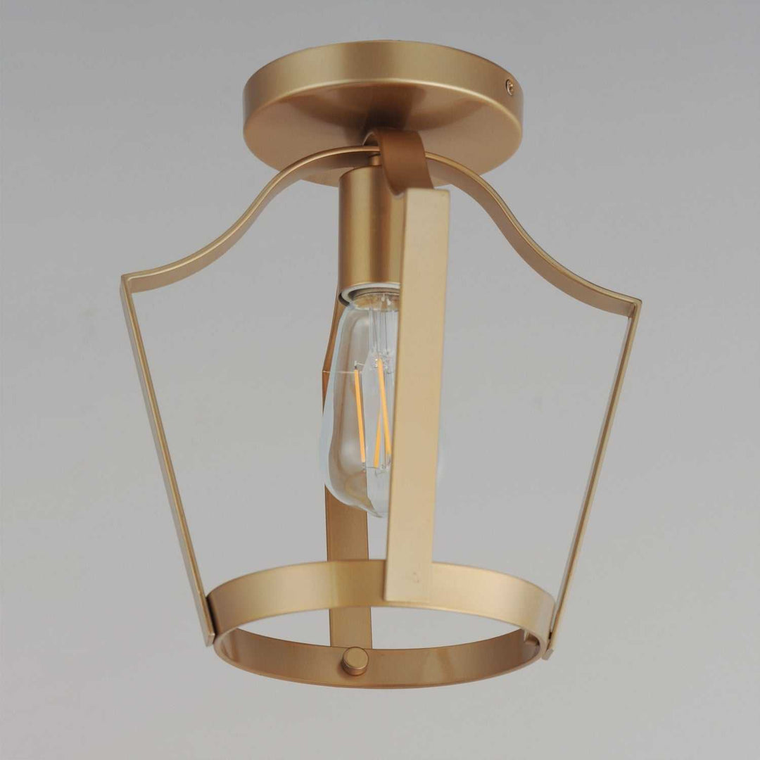 Maxim - 10421NAB - One Light Pendant / Semi-Flush - Arden - Natural Aged Brass