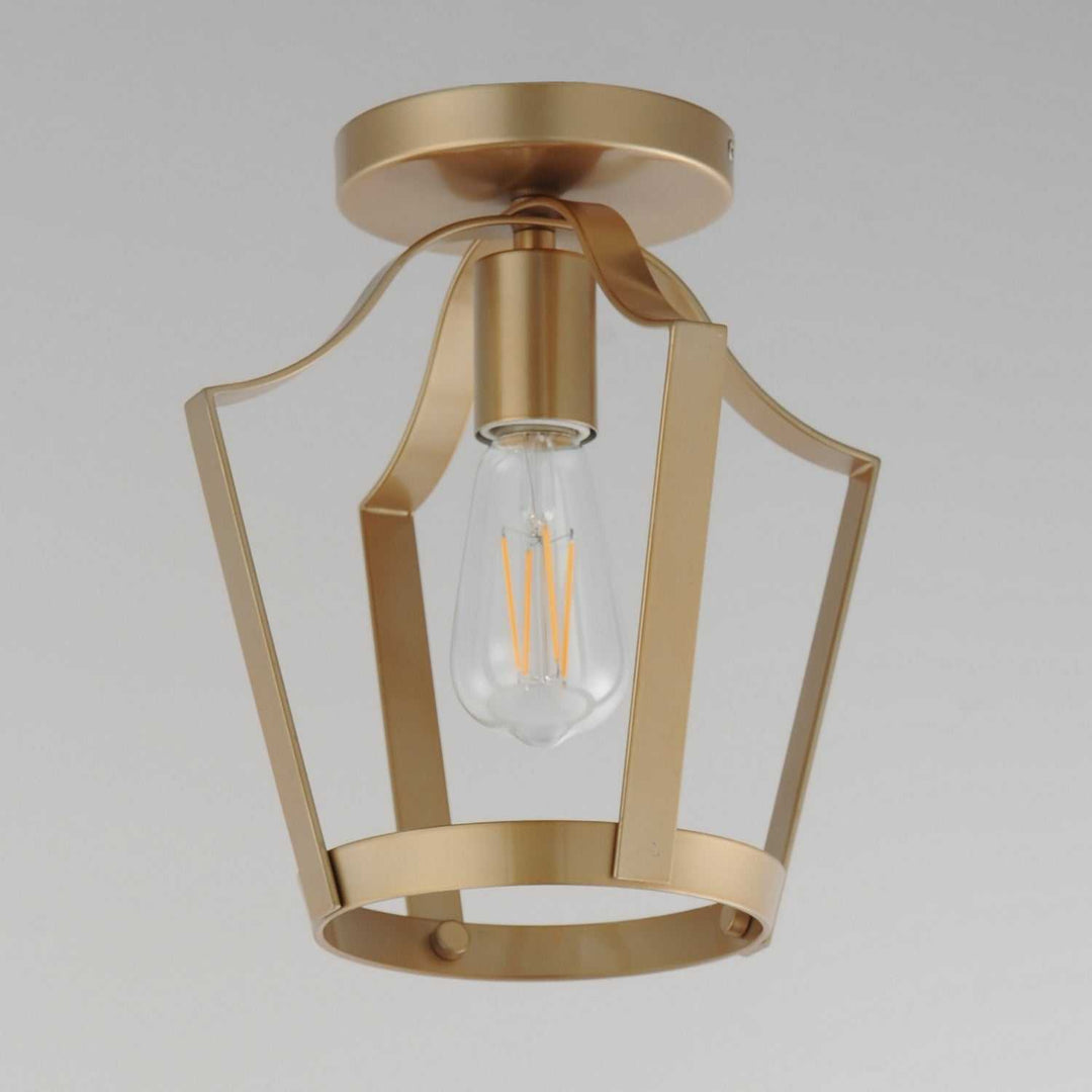 Maxim - 10421NAB - One Light Pendant / Semi-Flush - Arden - Natural Aged Brass
