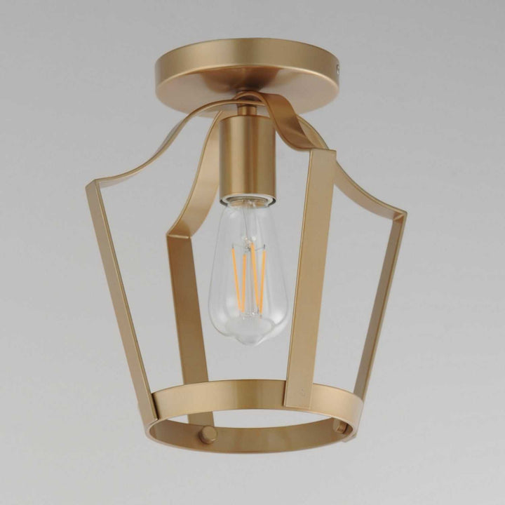 Maxim - 10421NAB - One Light Pendant / Semi-Flush - Arden - Natural Aged Brass