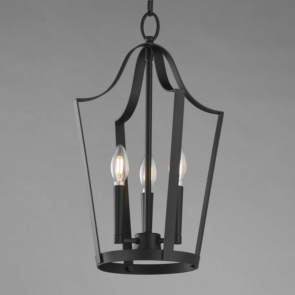 Maxim - 10423BK - Three Light Pendant - Arden - Black