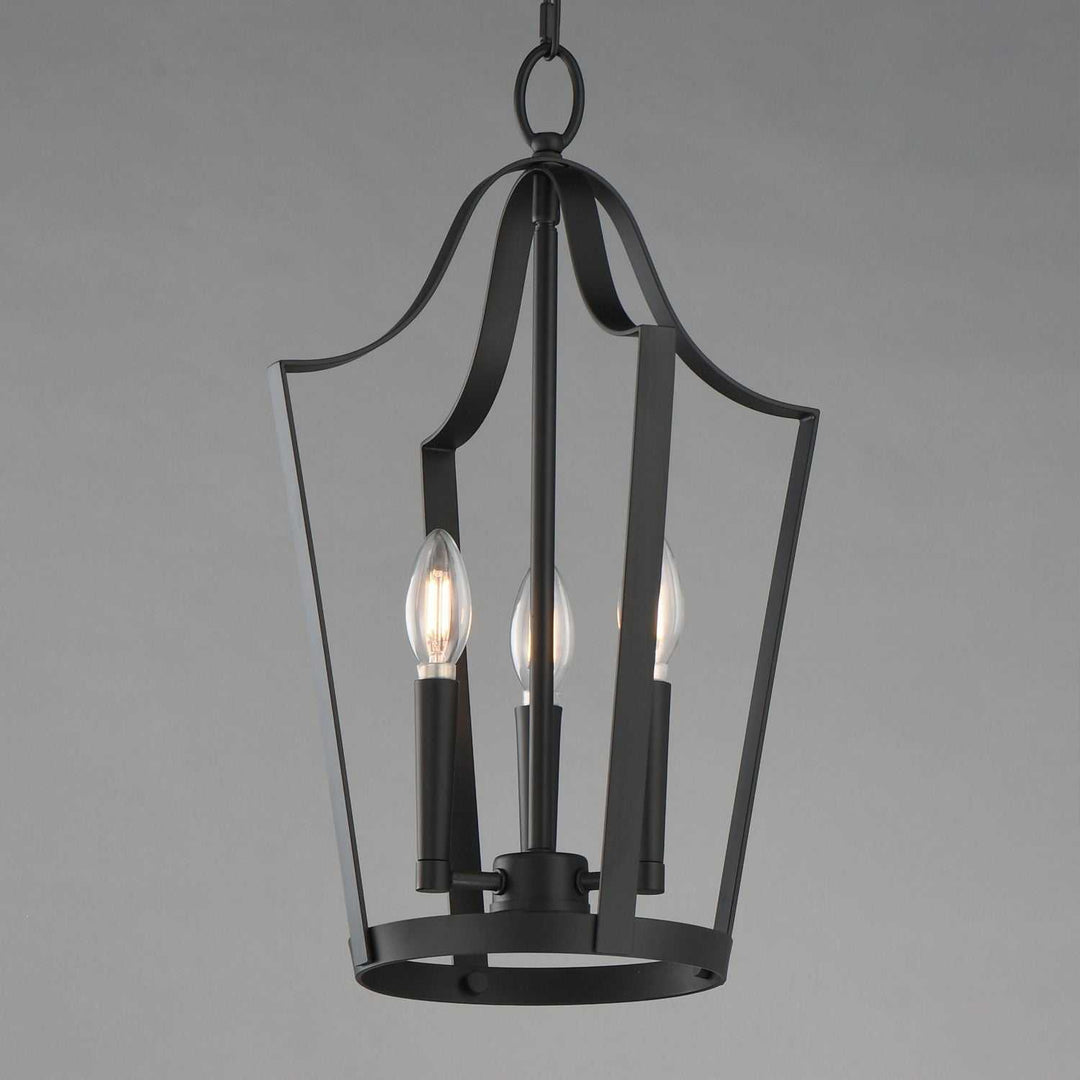 Maxim - 10423BK - Three Light Pendant - Arden - Black