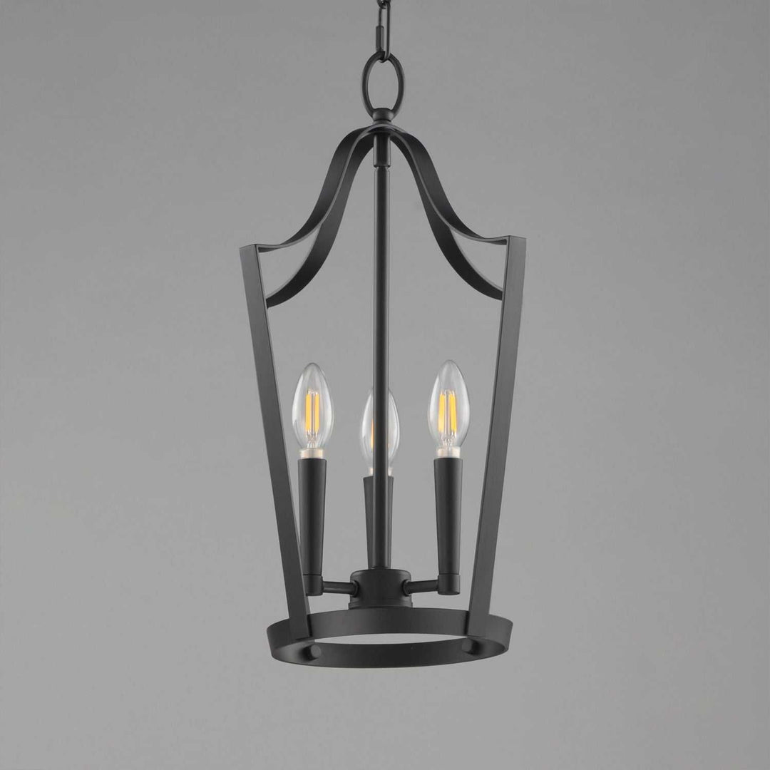 Maxim - 10423BK - Three Light Pendant - Arden - Black