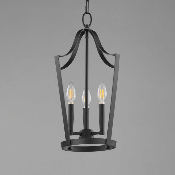 Maxim - 10423BK - Three Light Pendant - Arden - Black