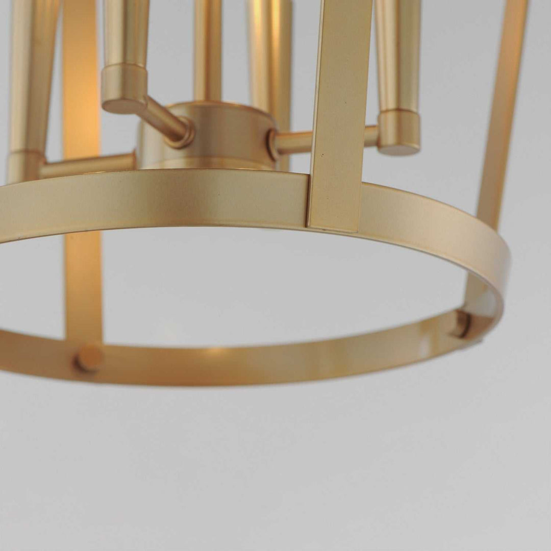 Maxim - 10424NAB - Four Light Pendant - Arden - Natural Aged Brass