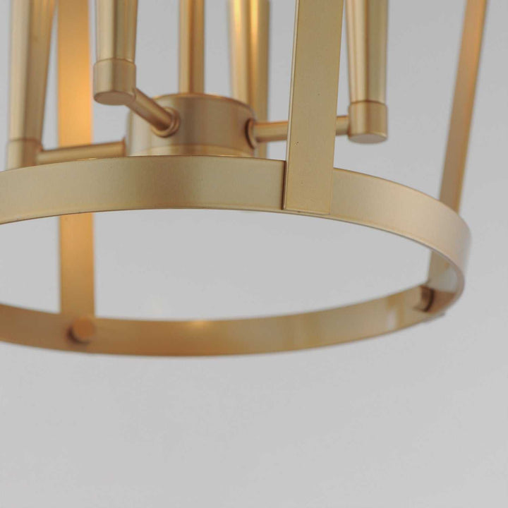 Maxim - 10424NAB - Four Light Pendant - Arden - Natural Aged Brass
