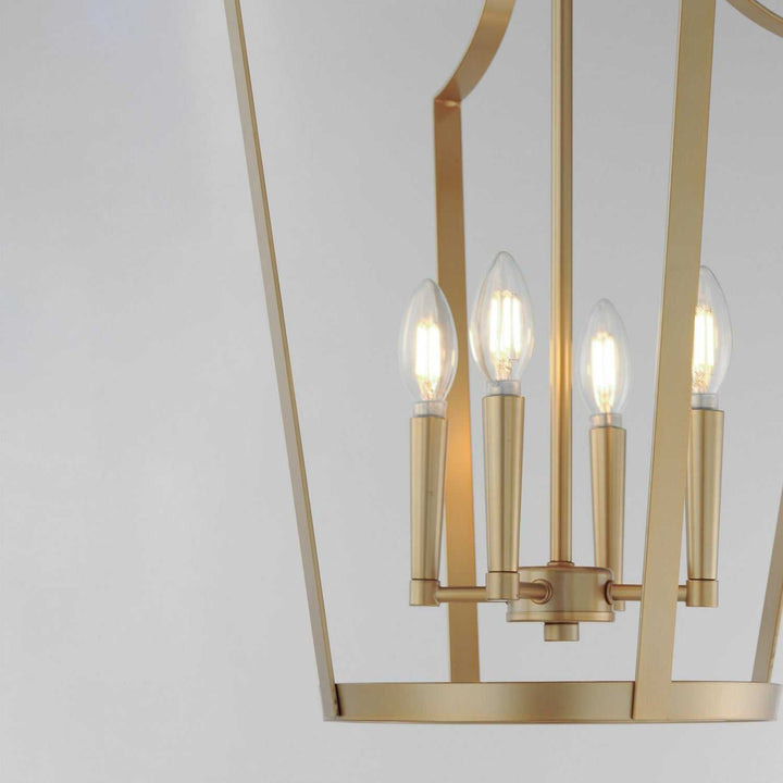 Maxim - 10424NAB - Four Light Pendant - Arden - Natural Aged Brass