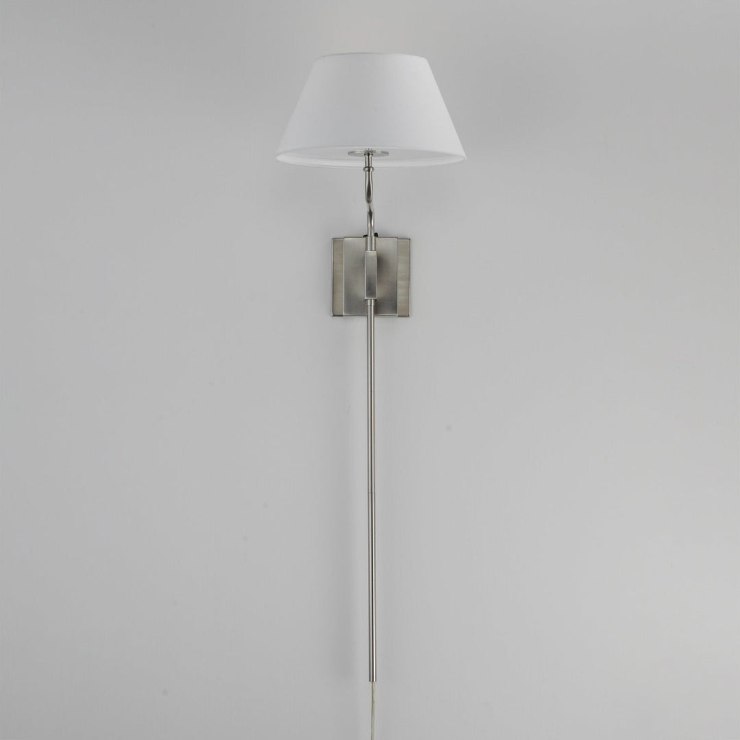 Maxim - 18410OFPN - One Light Wall Sconce - Dunbridge - Polished Nickel