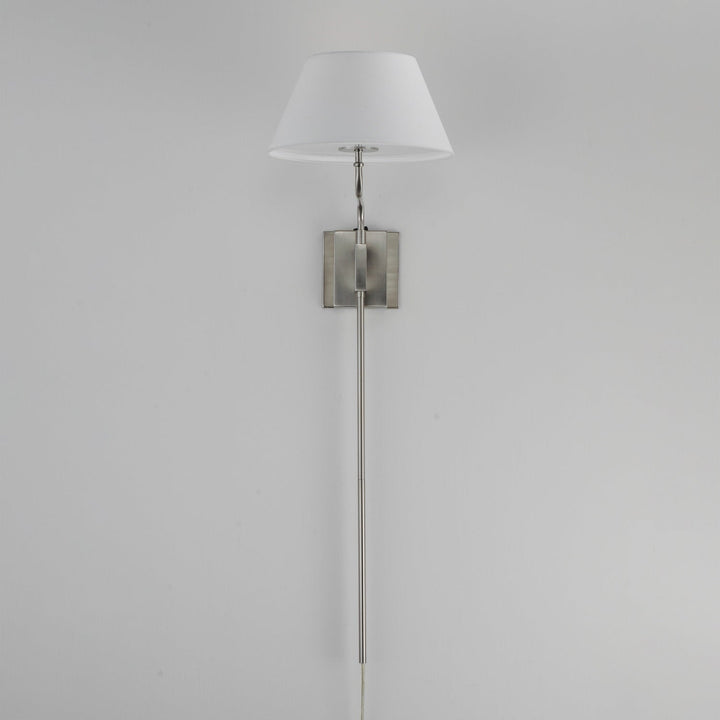 Maxim - 18410OFPN - One Light Wall Sconce - Dunbridge - Polished Nickel