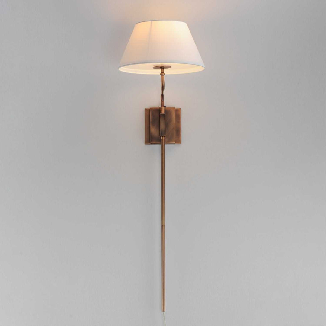 Maxim - 18410OFWBR - One Light Wall Sconce - Dunbridge - Weathered Brass