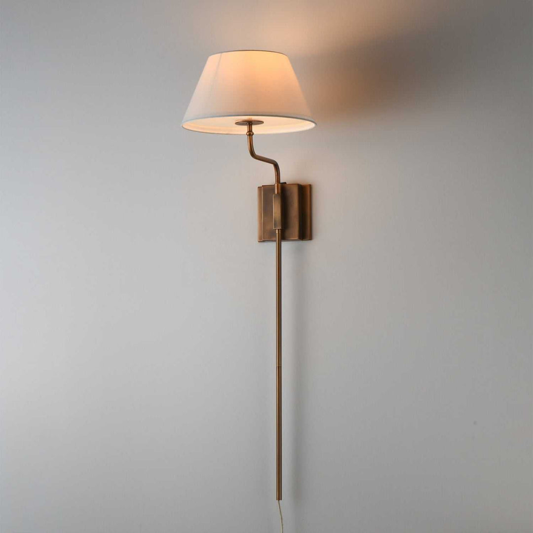 Maxim - 18410OFWBR - One Light Wall Sconce - Dunbridge - Weathered Brass