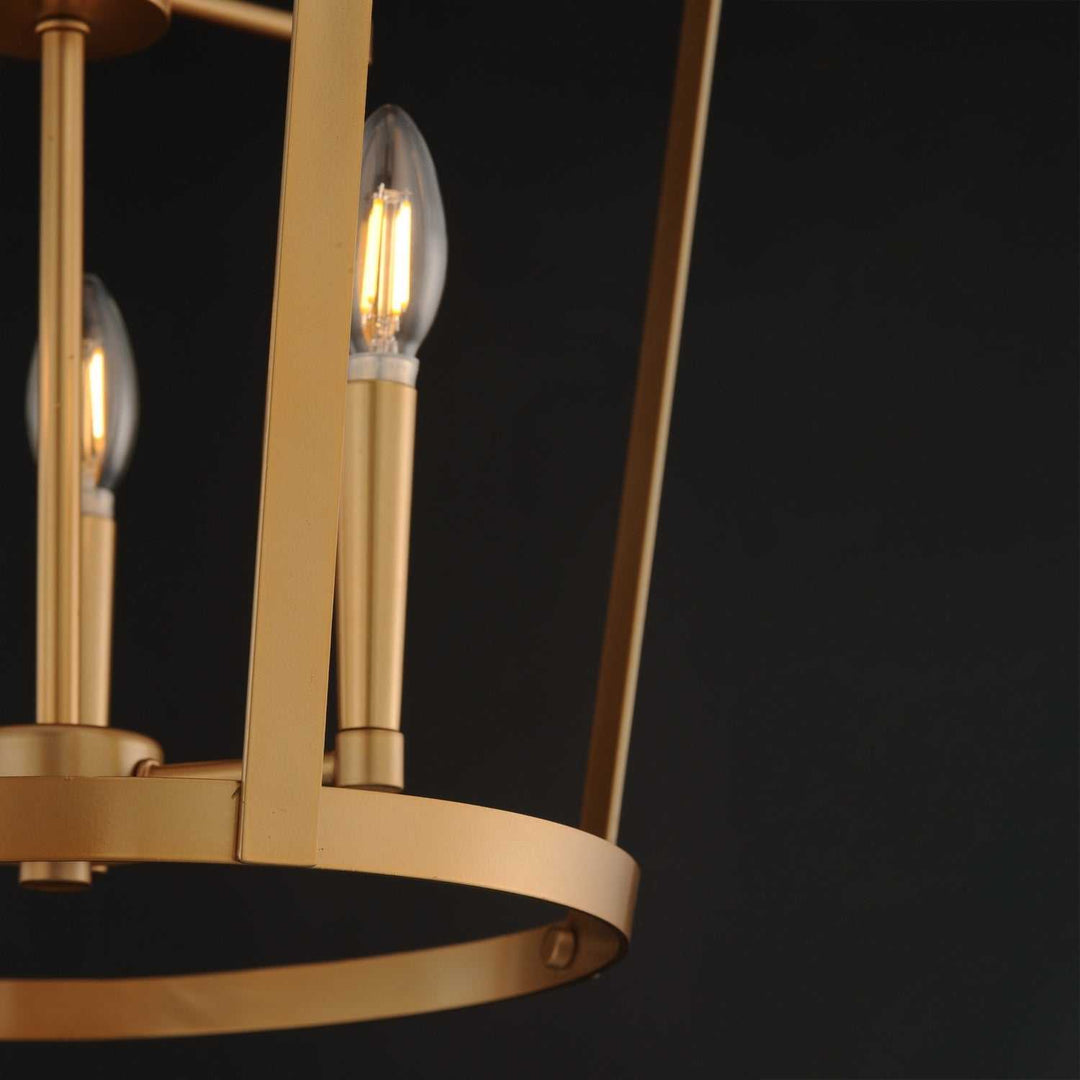 Maxim - 10426NAB - Six Light Pendant - Arden - Natural Aged Brass
