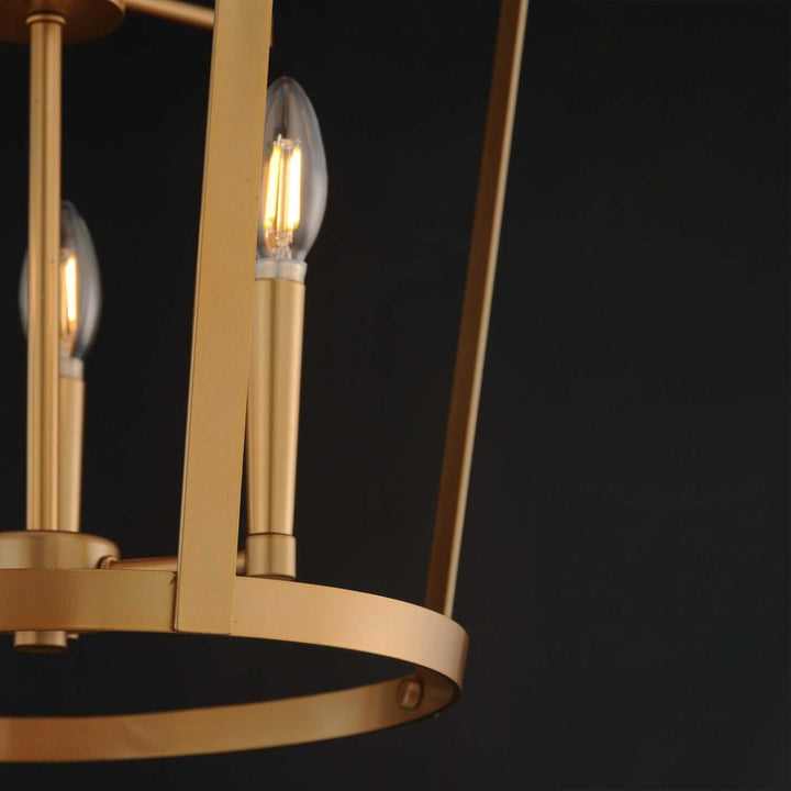 Maxim - 10426NAB - Six Light Pendant - Arden - Natural Aged Brass