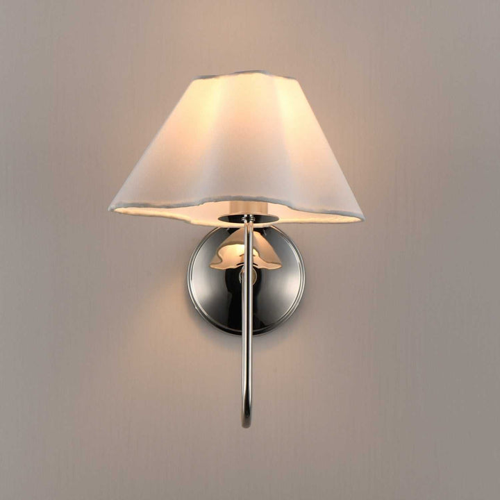 Maxim - 18100WTPN - One Light Wall Sconce - Saxon - Polished Nickel