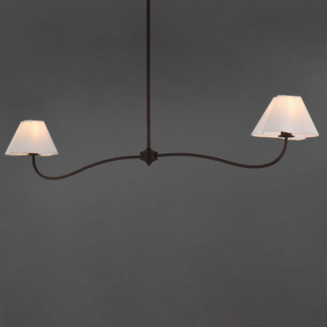 Maxim - 18102WTOI - Two Light Pendant - Saxon - Oil Rubbed Bronze