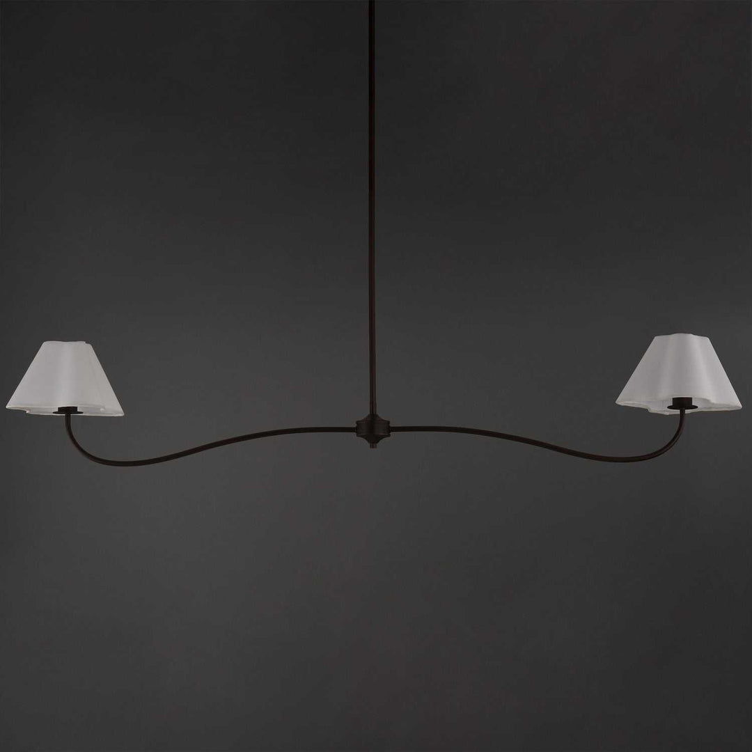 Maxim - 18102WTOI - Two Light Pendant - Saxon - Oil Rubbed Bronze