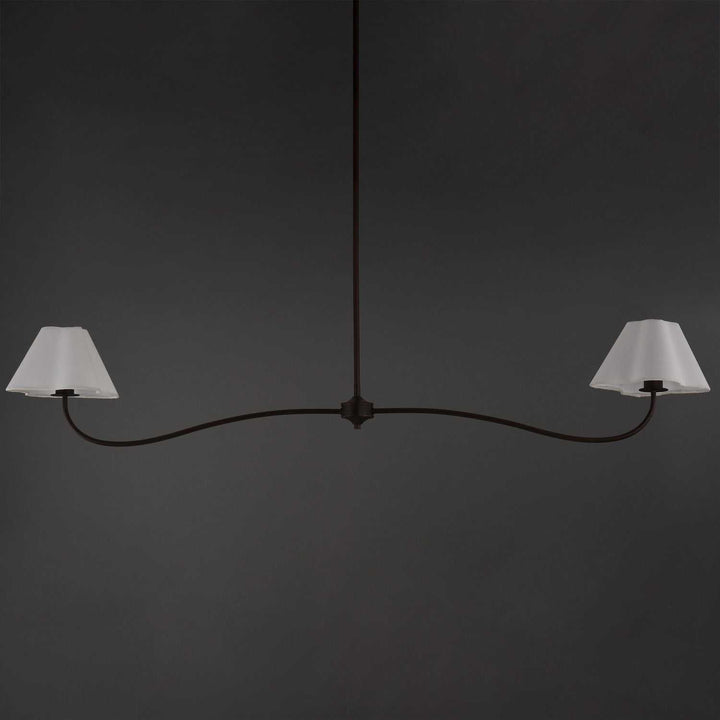 Maxim - 18102WTOI - Two Light Pendant - Saxon - Oil Rubbed Bronze