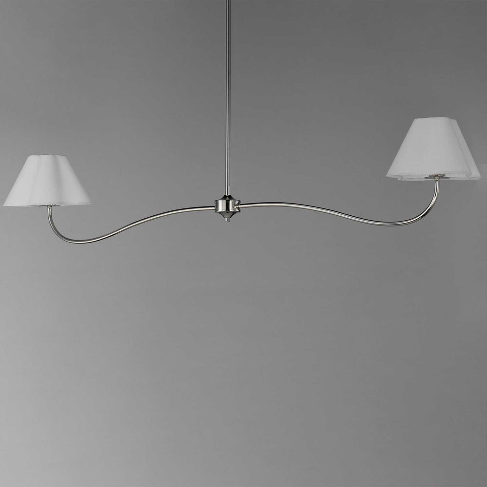 Maxim - 18102WTPN - Two Light Pendant - Saxon - Polished Nickel