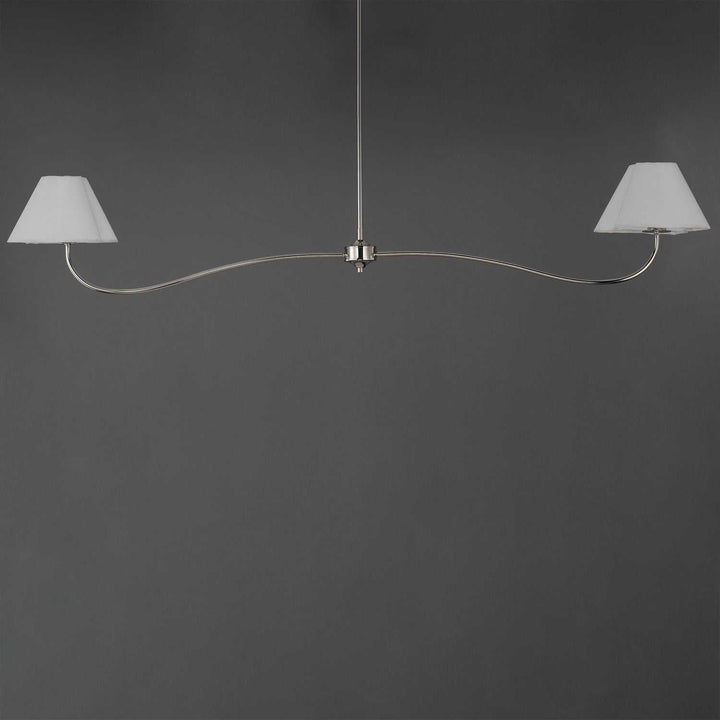Maxim - 18102WTPN - Two Light Pendant - Saxon - Polished Nickel