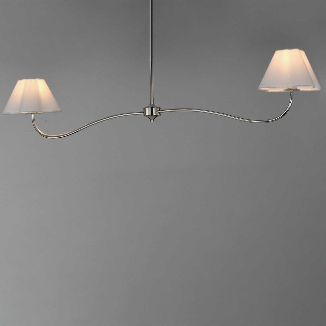 Maxim - 18102WTPN - Two Light Pendant - Saxon - Polished Nickel