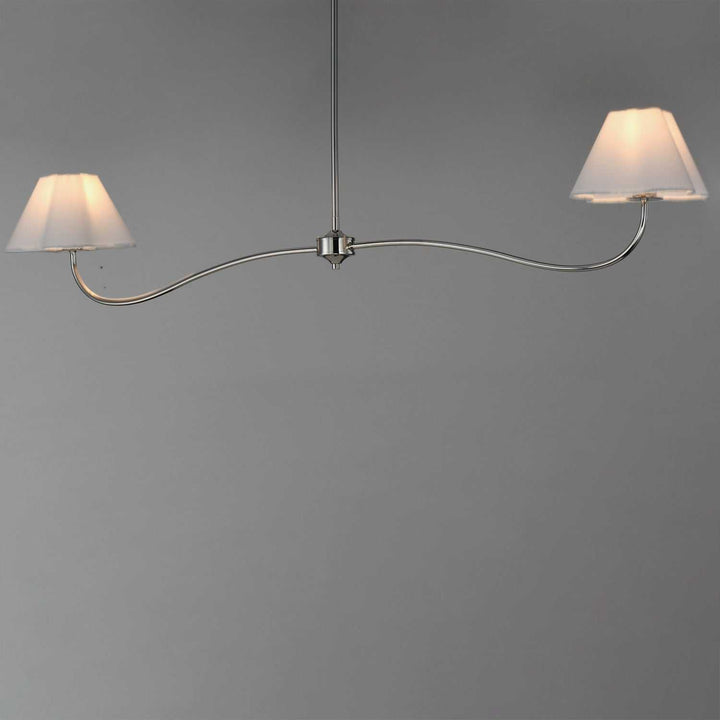 Maxim - 18102WTPN - Two Light Pendant - Saxon - Polished Nickel