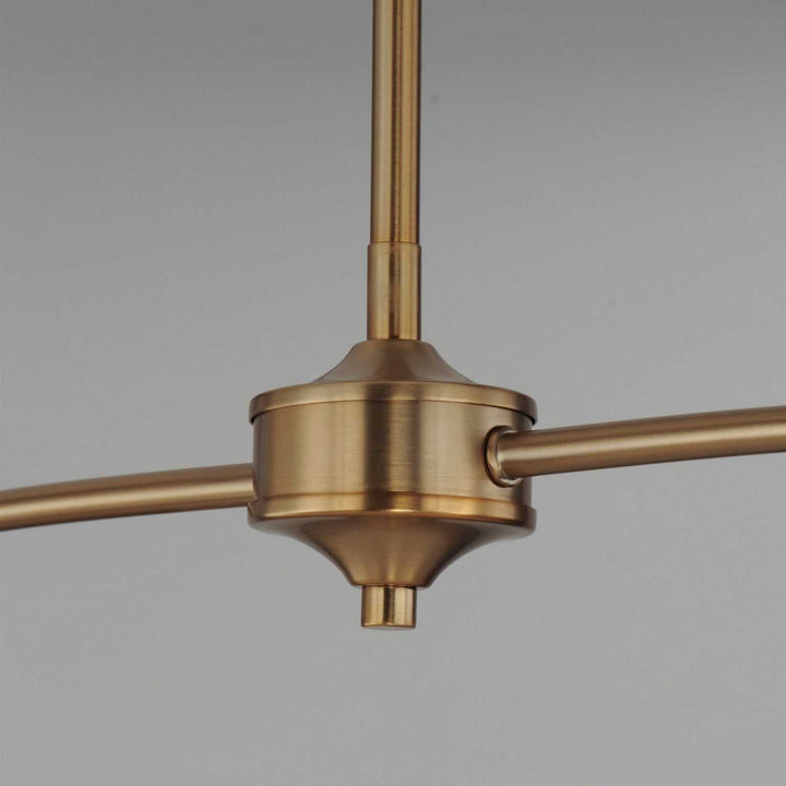 Maxim - 18102WTNAB - Two Light Pendant - Saxon - Natural Aged Brass