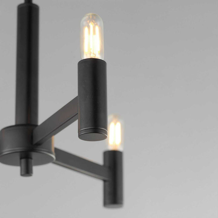 Maxim - 21363BK - Three Light Chandelier - Emana - Black