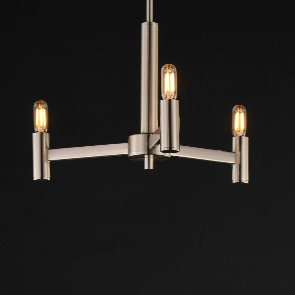 Maxim - 21363SN - Three Light Chandelier - Emana - Satin Nickel