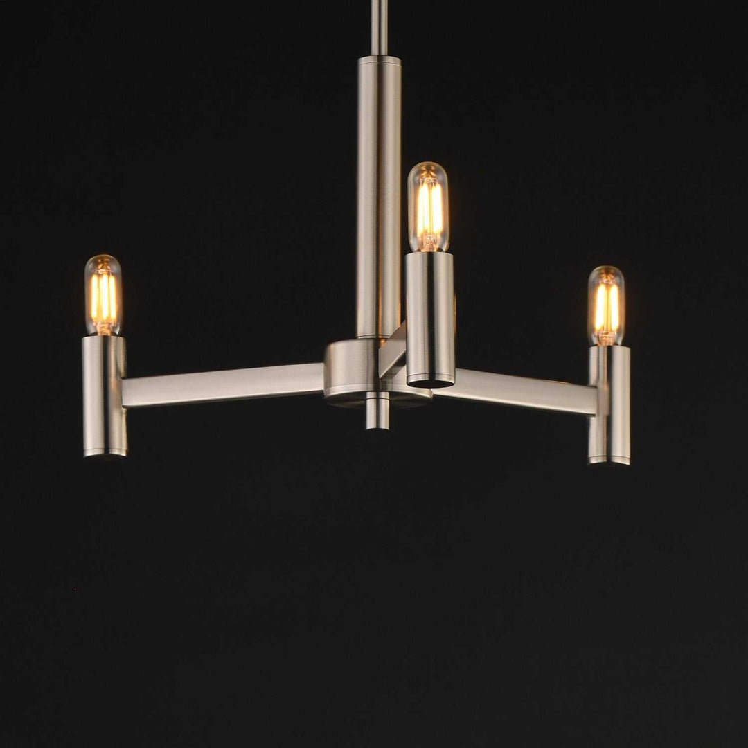 Maxim - 21363SN - Three Light Chandelier - Emana - Satin Nickel