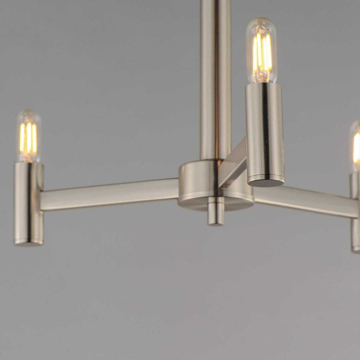 Maxim - 21363SN - Three Light Chandelier - Emana - Satin Nickel