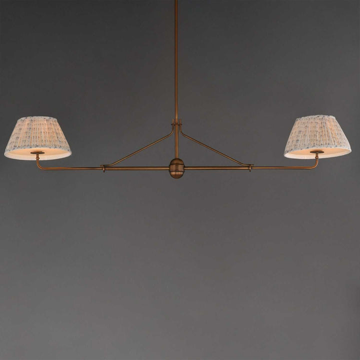 Maxim - 18412BWWBR - Two Light Pendant - Dunbridge - Weathered Brass