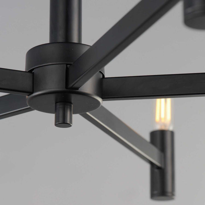 Maxim - 21365BK - Five Light Chandelier - Emana - Black