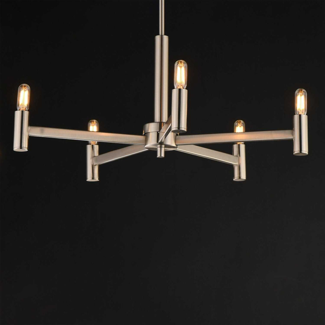 Maxim - 21365SN - Five Light Chandelier - Emana - Satin Nickel