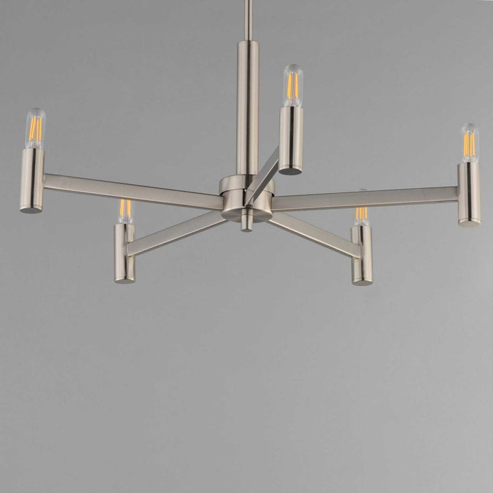 Maxim - 21365SN - Five Light Chandelier - Emana - Satin Nickel