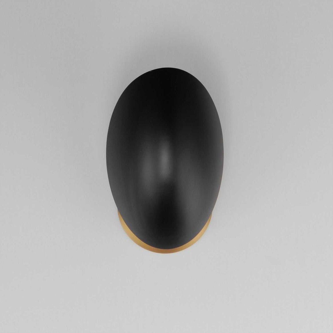 Maxim - 10821BKNAB - One Light Wall Sconce - Maris - Black / Natural Aged Brass
