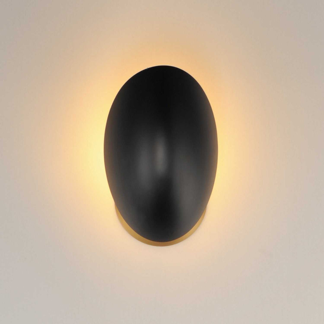 Maxim - 10821BKNAB - One Light Wall Sconce - Maris - Black / Natural Aged Brass