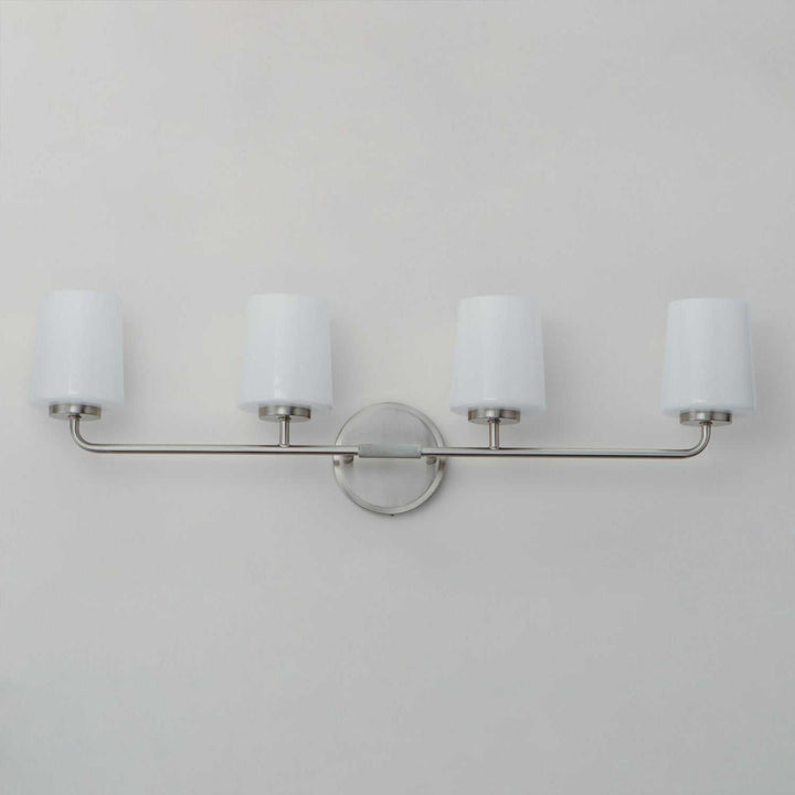 Maxim - 12694WTSN - Four Light Bath Vanity - Durham - Satin Nickel