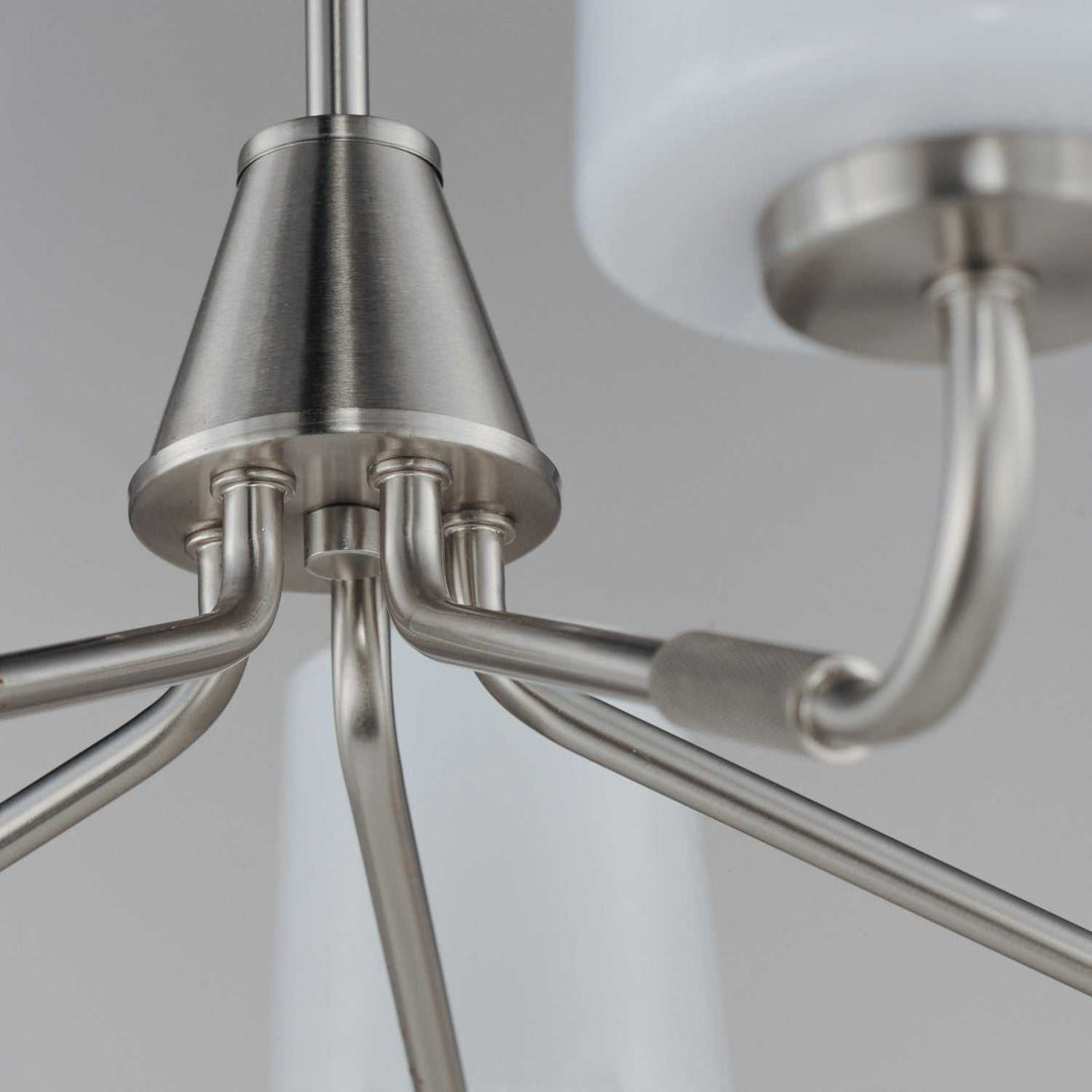 Maxim - 12696WTSN - Five Light Chandelier - Durham - Satin Nickel