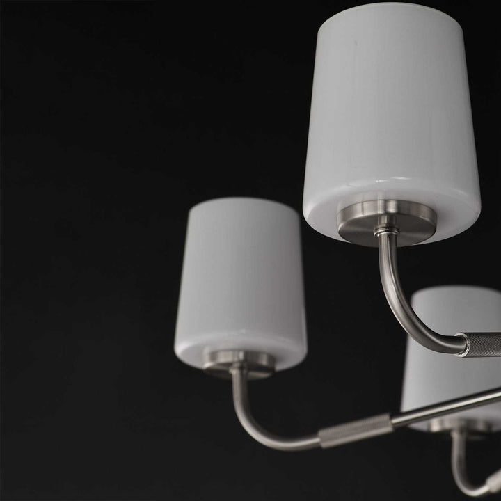 Maxim - 12698WTSN - Eight Light Chandelier - Durham - Satin Nickel