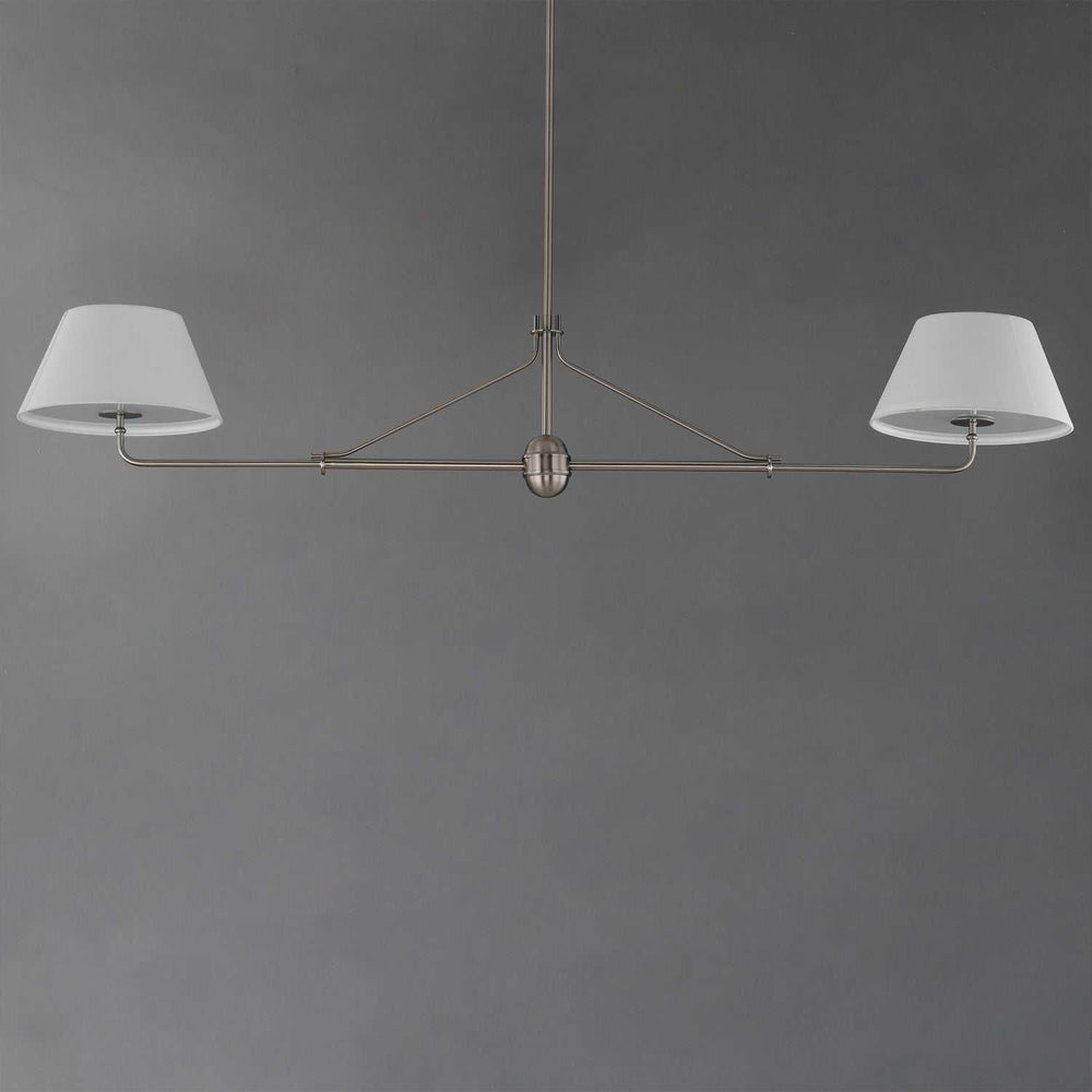 Maxim - 18412OFPN - Two Light Pendant - Dunbridge - Polished Nickel