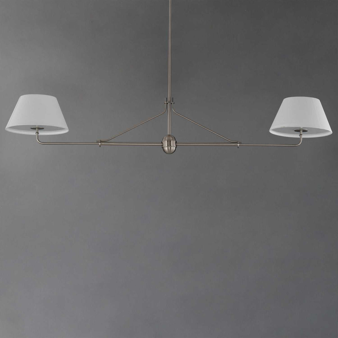 Maxim - 18412OFPN - Two Light Pendant - Dunbridge - Polished Nickel