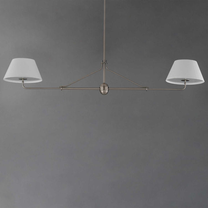 Maxim - 18412OFPN - Two Light Pendant - Dunbridge - Polished Nickel