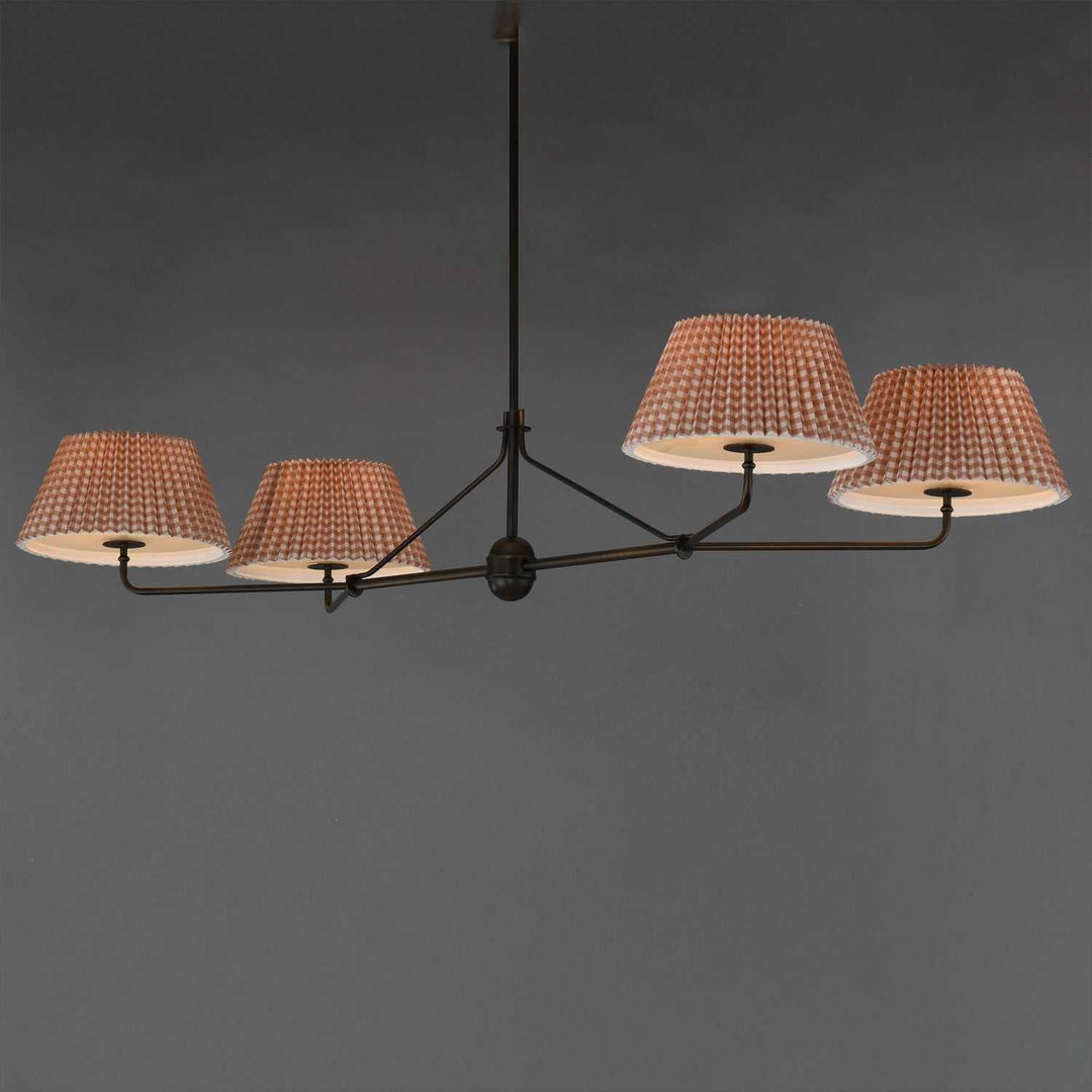 Maxim - 18414RBANB - Four Light Chandelier - Dunbridge - Antique Bronze