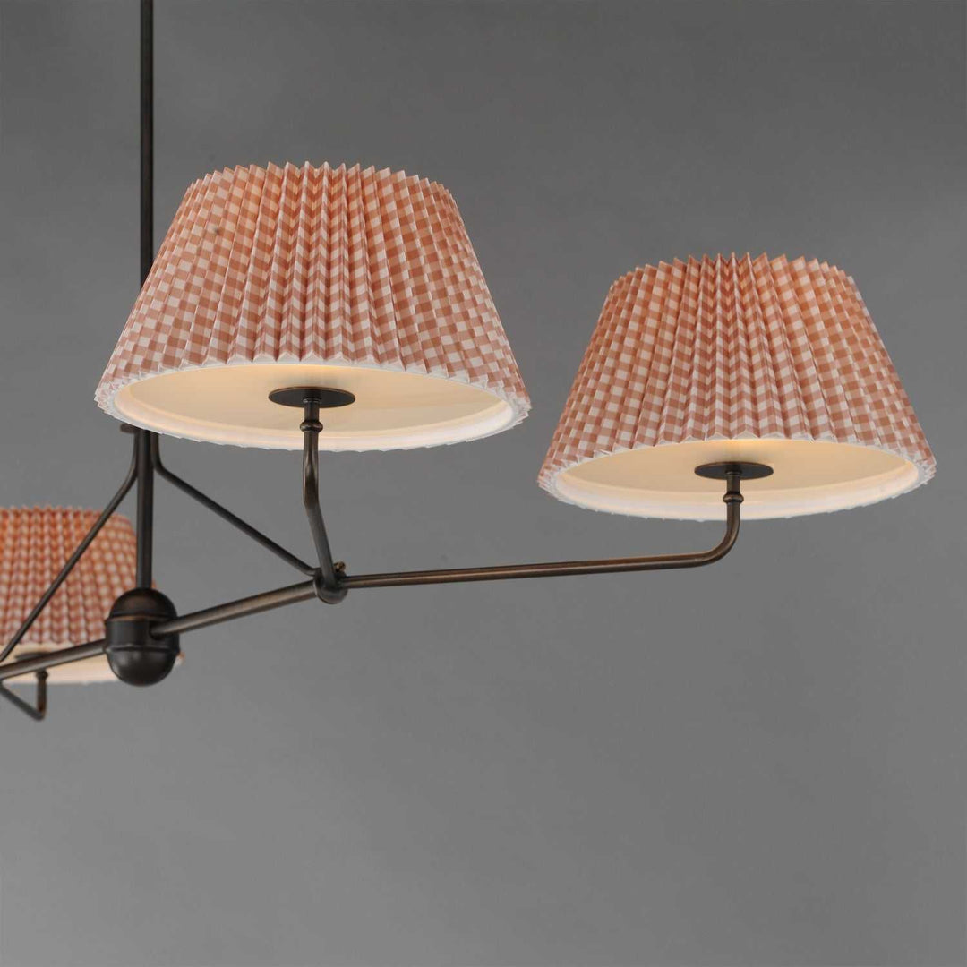 Maxim - 18414RBANB - Four Light Chandelier - Dunbridge - Antique Bronze