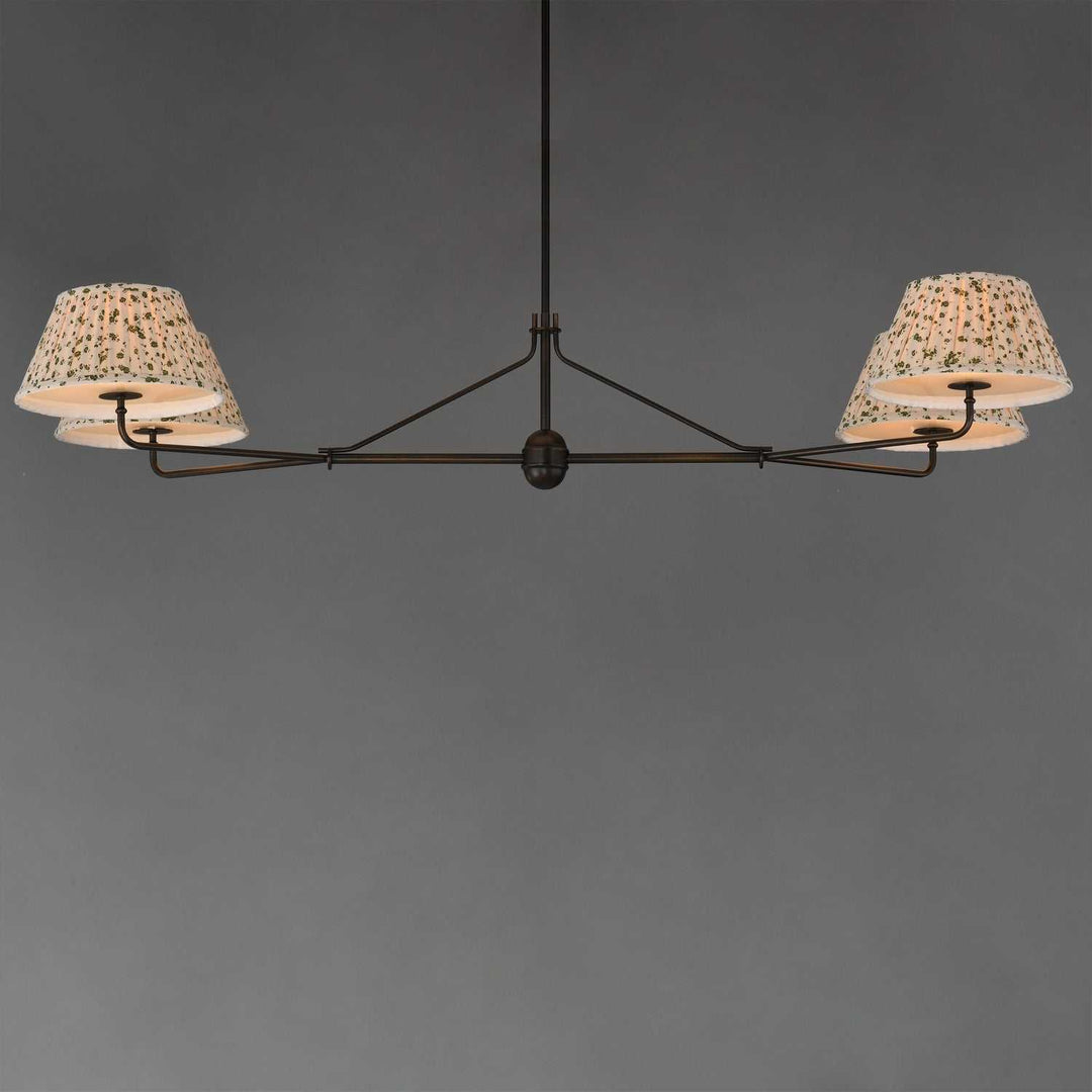 Maxim - 18414OWANB - Four Light Chandelier - Dunbridge - Antique Bronze