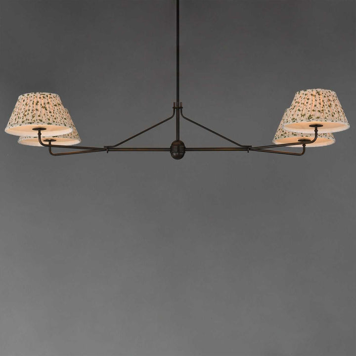 Maxim - 18414OWANB - Four Light Chandelier - Dunbridge - Antique Bronze
